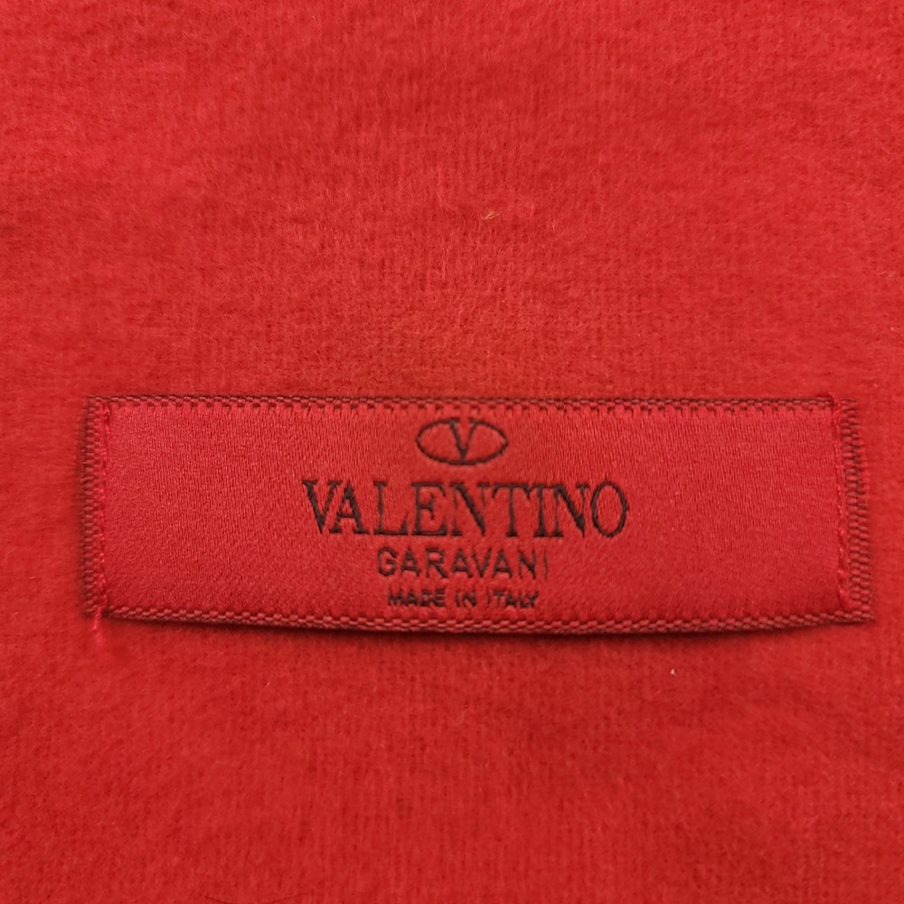 Valentino Garavani Red Felt Drawstring Pouch Bag Dust Bag Made in Italy